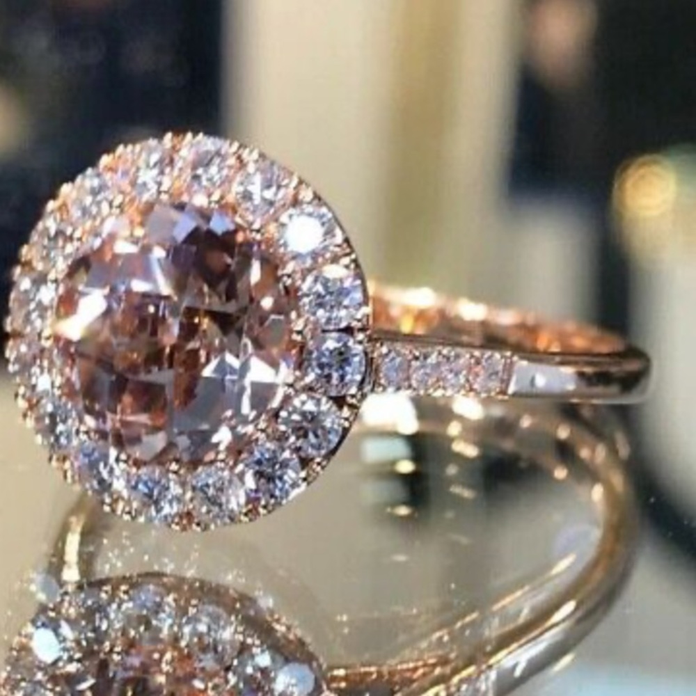 New 18k rose gold plated Ring